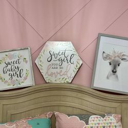 Baby Girl Room Wall Decorations 