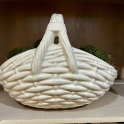 Vintage Ceramic Basket