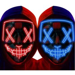 Halloween Mask LED Light up Mask