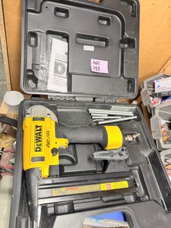 Dewalt finish stapler
