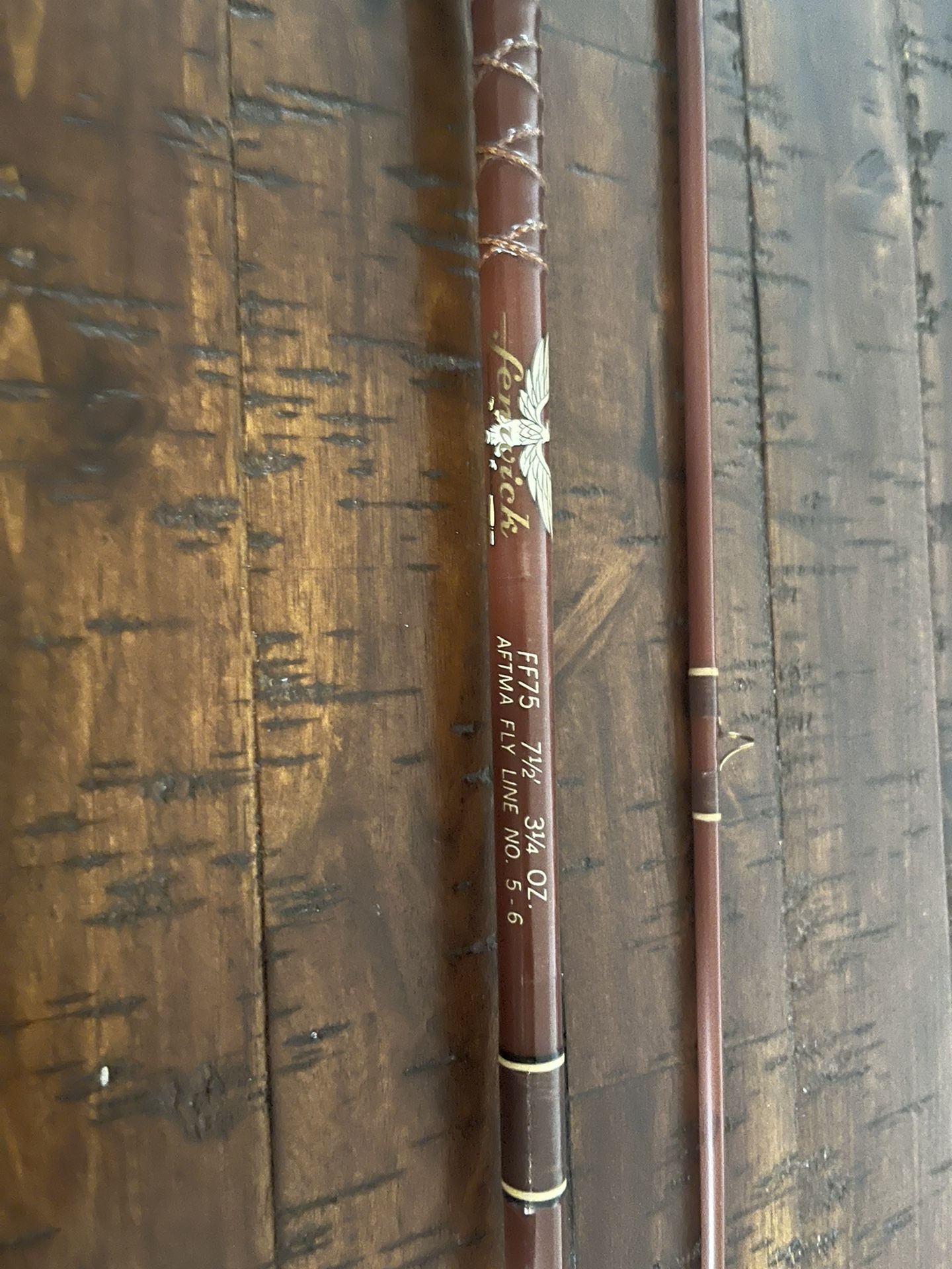 Fenwick fly rod FF75 Mint Condition 