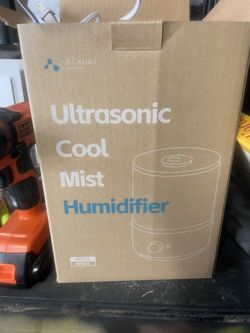 FOHERE Humidifiers for Bedroom, 3.2L Top Fill Cool Mist Ultrasonic Humidifier for Baby Rooms and Plants, 3-IN-1 Essential Oil Diffuser with 7-color Li