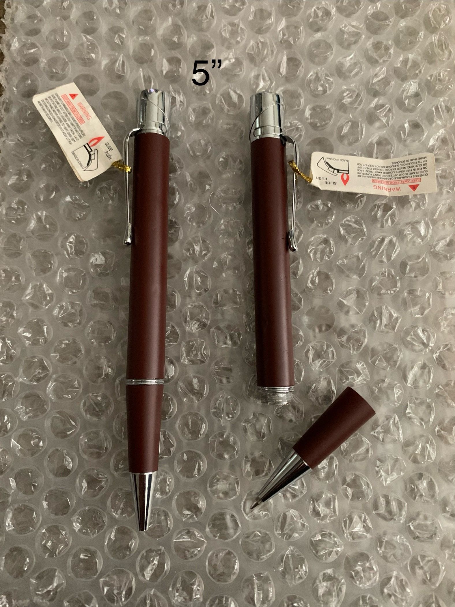 New Two Refillable Pen Lighters