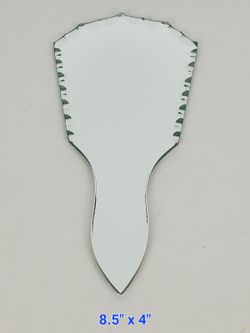 Vintage Beveled Glass Hand Mirror