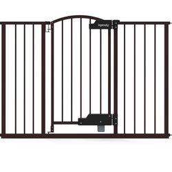 Black Baby Gate 27"-52" Wide 33" Tall