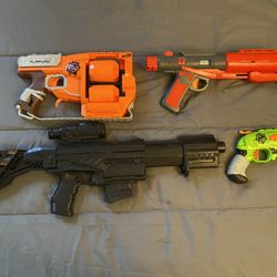 Nerf Zombie Strike Guns Lot