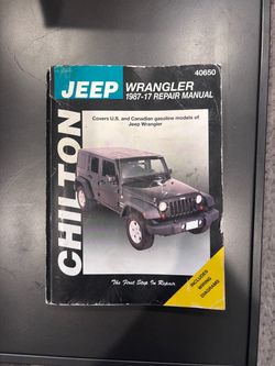 Chilton Jeep Wrangler 1(contact info removed) Repair Manual