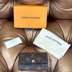 Louis Vuitton 6 Key Holder Case Multicles M62630 In Damier Ebene Box Dust Bag
