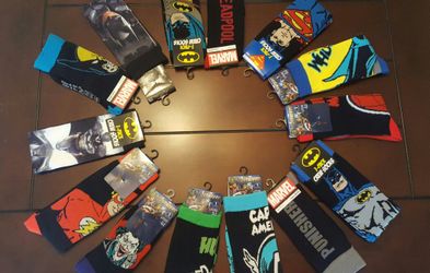 Brand New Men's Marvel Avengers Socks