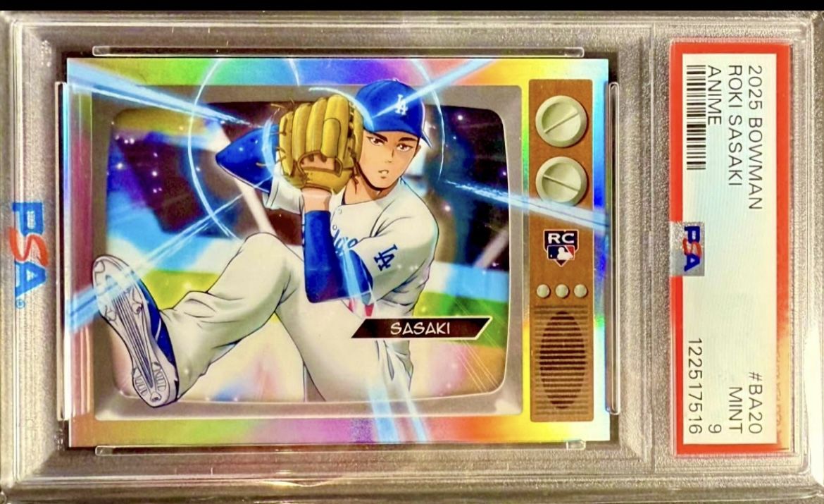 Roki Sasaki Rc Anime Psa 9 Card