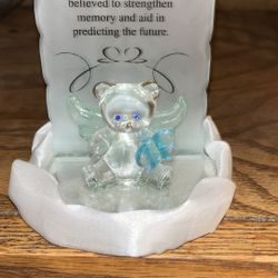 Glass Crystal Birthday Bear.