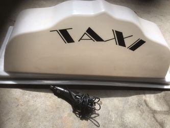 Taxi sign