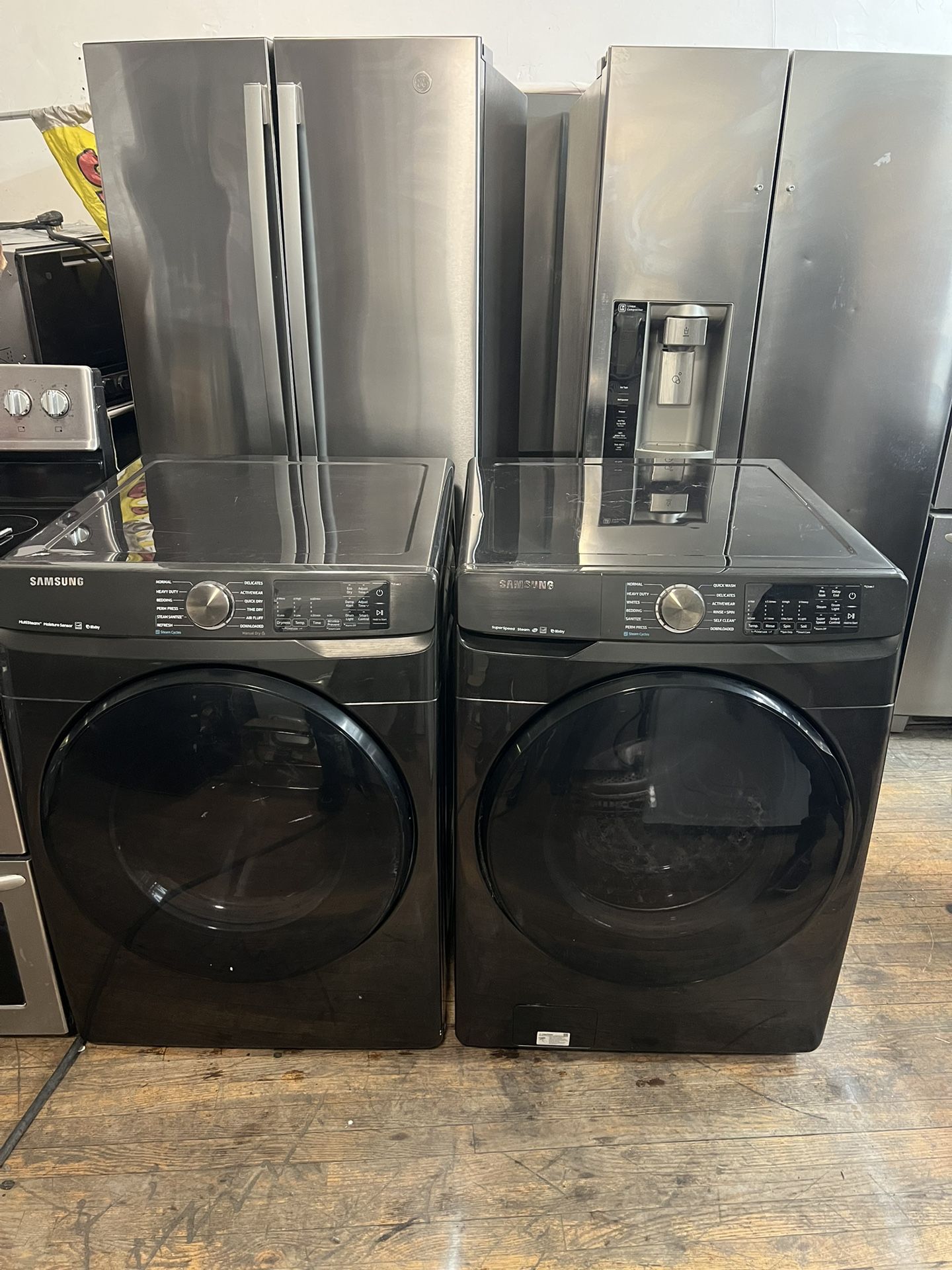 Samsung Set Washer And Dryer
