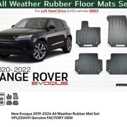 Brand New Range Rover Evoque Floormat Set 