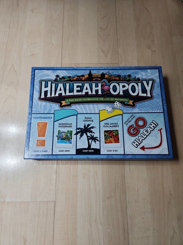 Hialeah-opoly. Monopoly Limted Edition Rare.