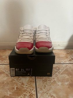 Jordan 11 cherry red size 6.5
