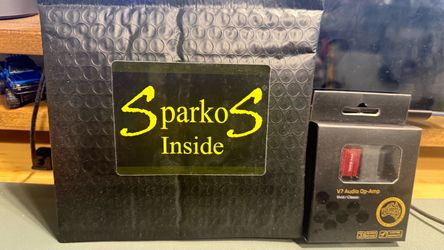 Dual discrete OpAmps Sparkos labs and Burson
