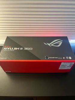ASUS ROG Ryujin II 360 RGB all-in-one (AIO) Liquid CPU Cooler w/3.5” color LCD screen