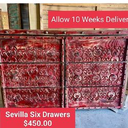 Sevilla Six Drawers 