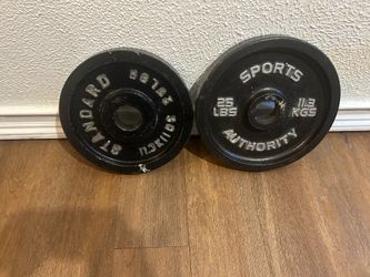 25 lb barbell plates
