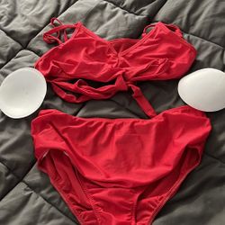 Brand New Red Bikini Size Medium