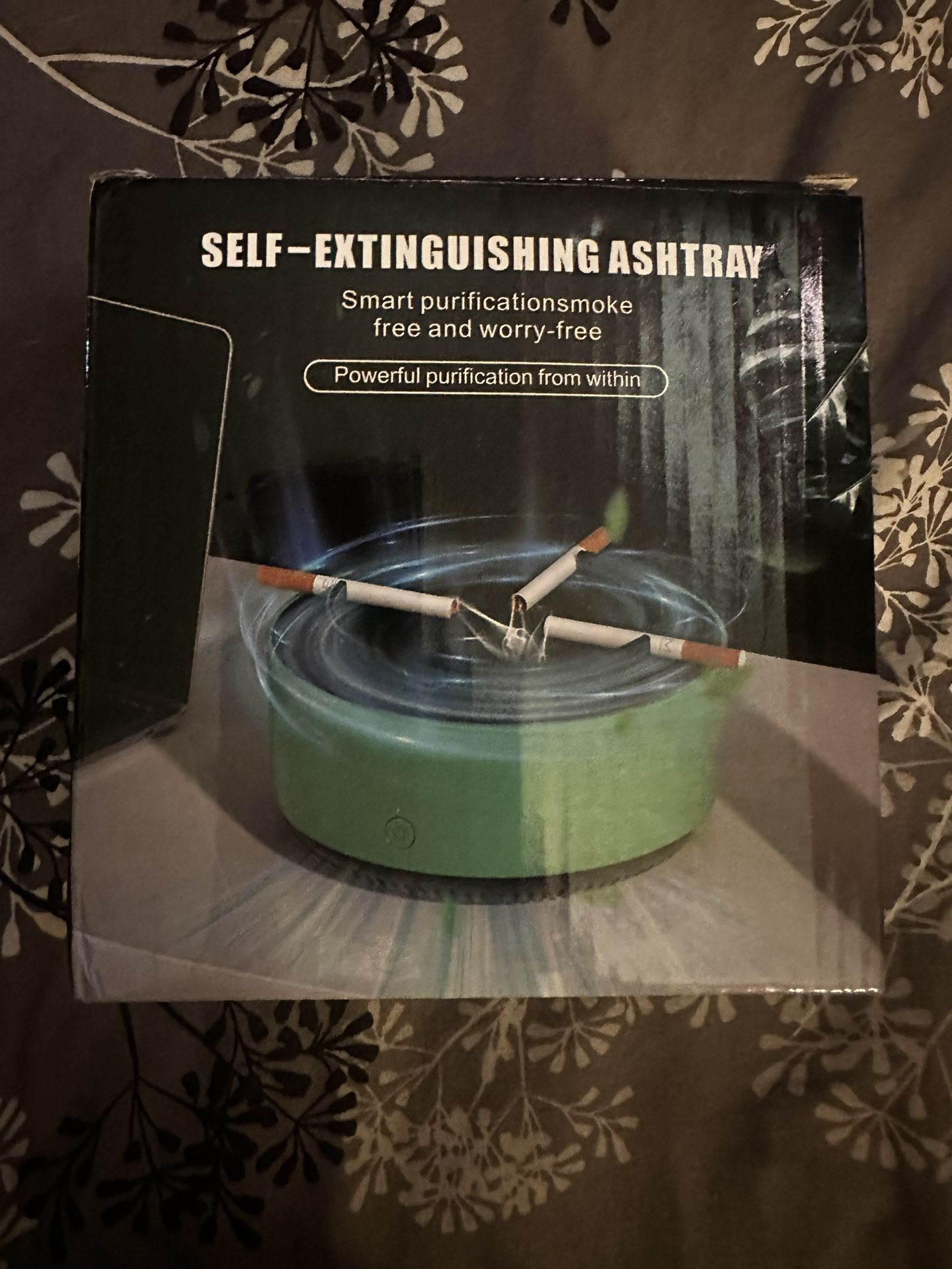 Self Extinguishing Smokeless Ashtray