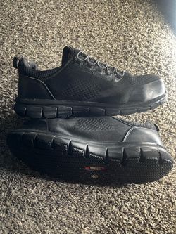 Men’s Skechers Work Slip Resistant Shoes Black Size 9
