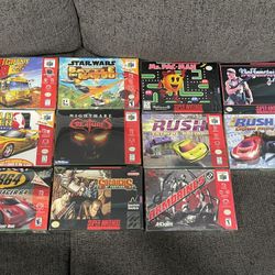 N64 And SNES box And manuals 