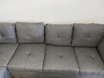 Sectional with storage ottoman