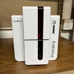 PROFESSIONAL ID CARD PRINTER, USED 2X WORKS PERFECTLY 