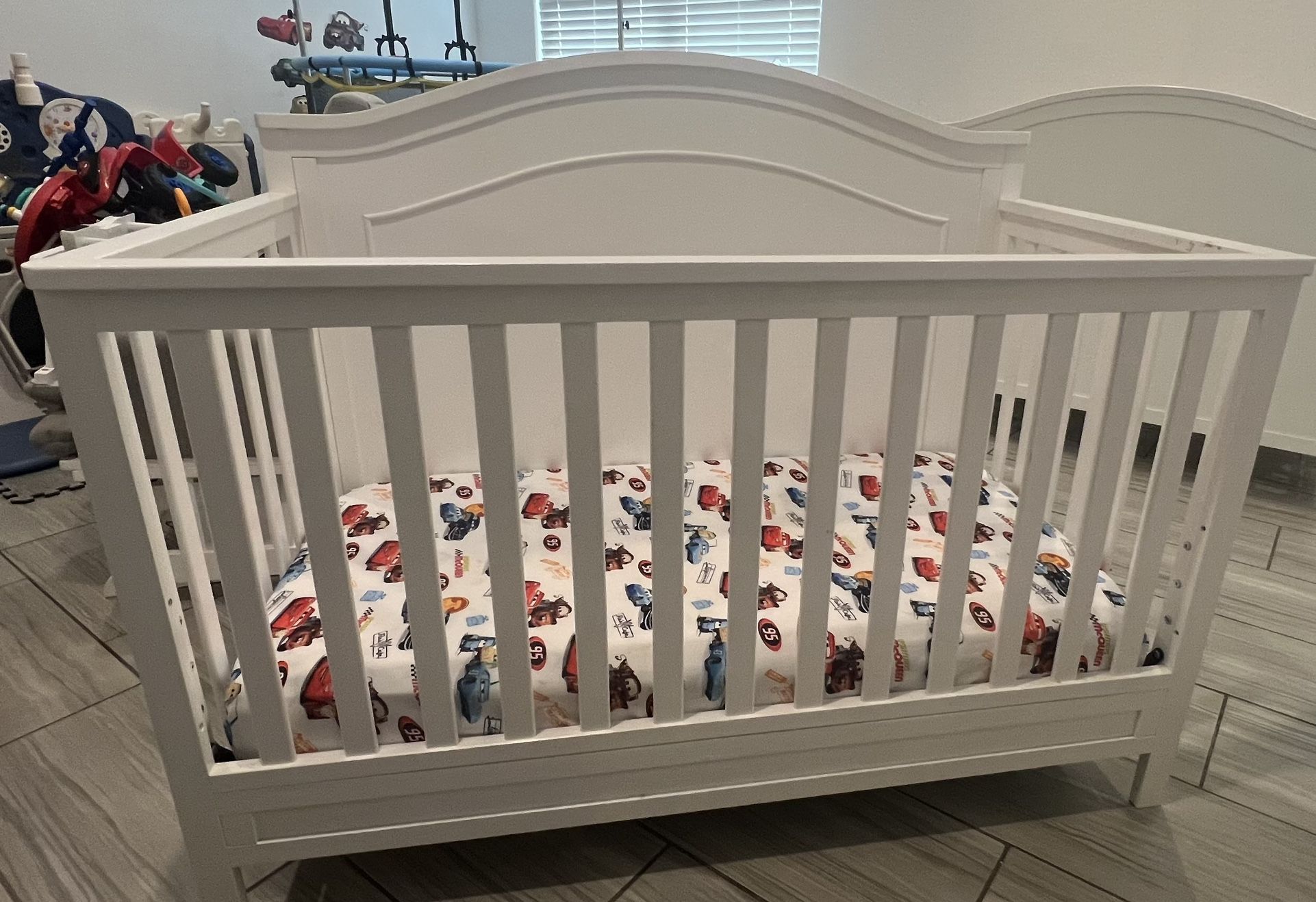 White Baby Crib
