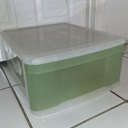 ONE storage drawer container 16" w 8" h 19" d $10 FIRM