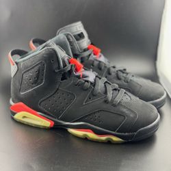 Jordan 6 Retro Infrared Black (2014) Sz 7y