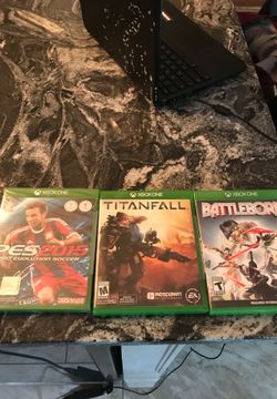 Xbox one PES 2015, Titanfall, battleborn games