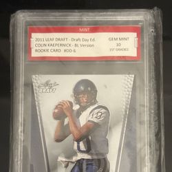 2011 Leaf Colin Kaepernick Rookie Gem MT