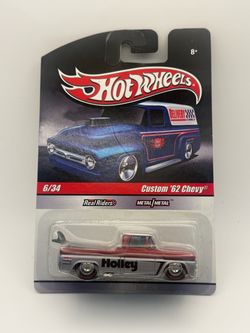 Hot Wheels Slick Rides Custom '62 Chevy 6/25 Red Holley CF1