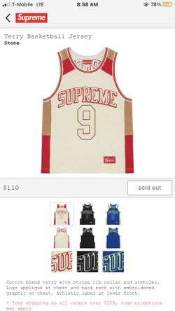 Supreme Terry Basketball Jersey XL for Sale in Los Angeles, CA