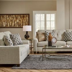 New Sofa And Loveseat With Free Delivery Same Day 