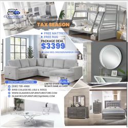 Package Deal $3399 NEW FREE DELIVERY