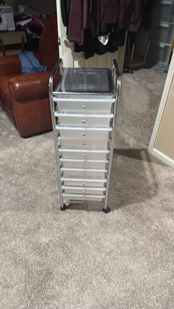 10 drawer storage cart