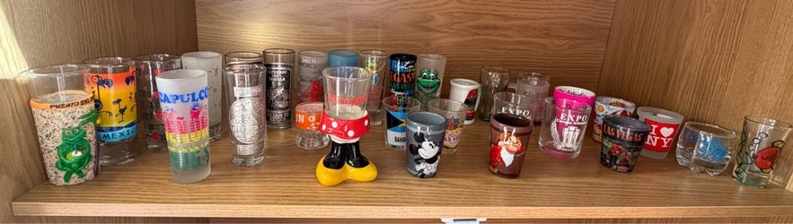 Souvenir Shot Glass Collection – 30 Pieces