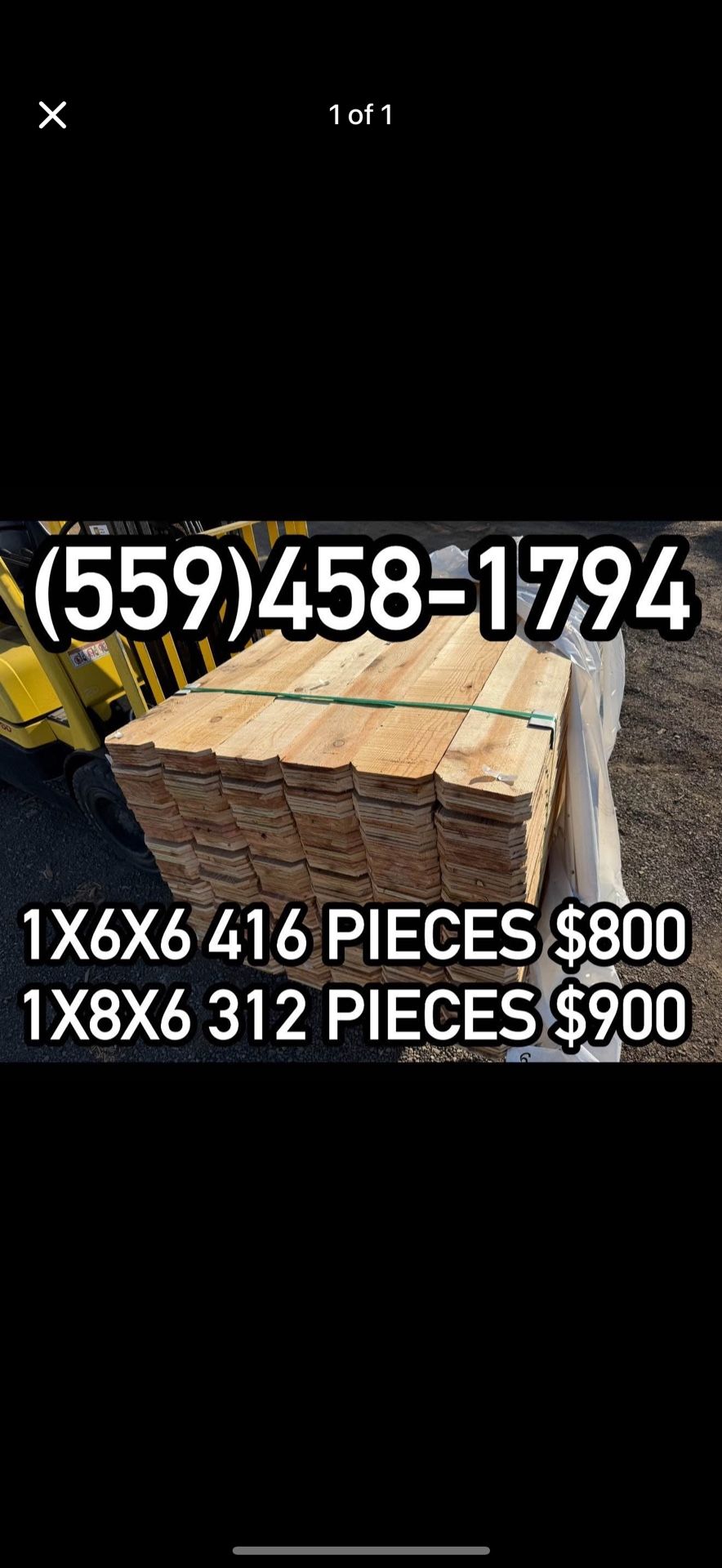 Madera Nueva Para Cercos New Fence Wood