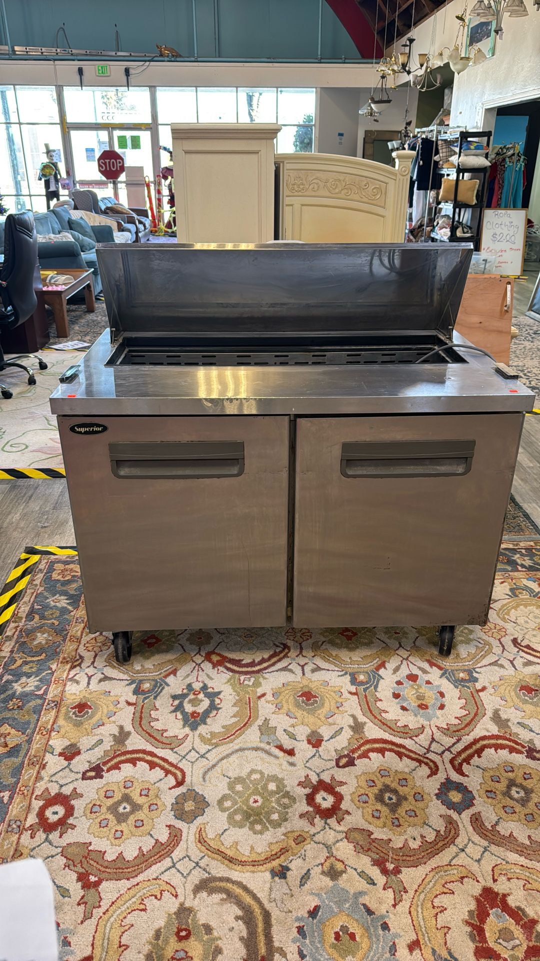 Superior Stainless Refrigerated Prep Table