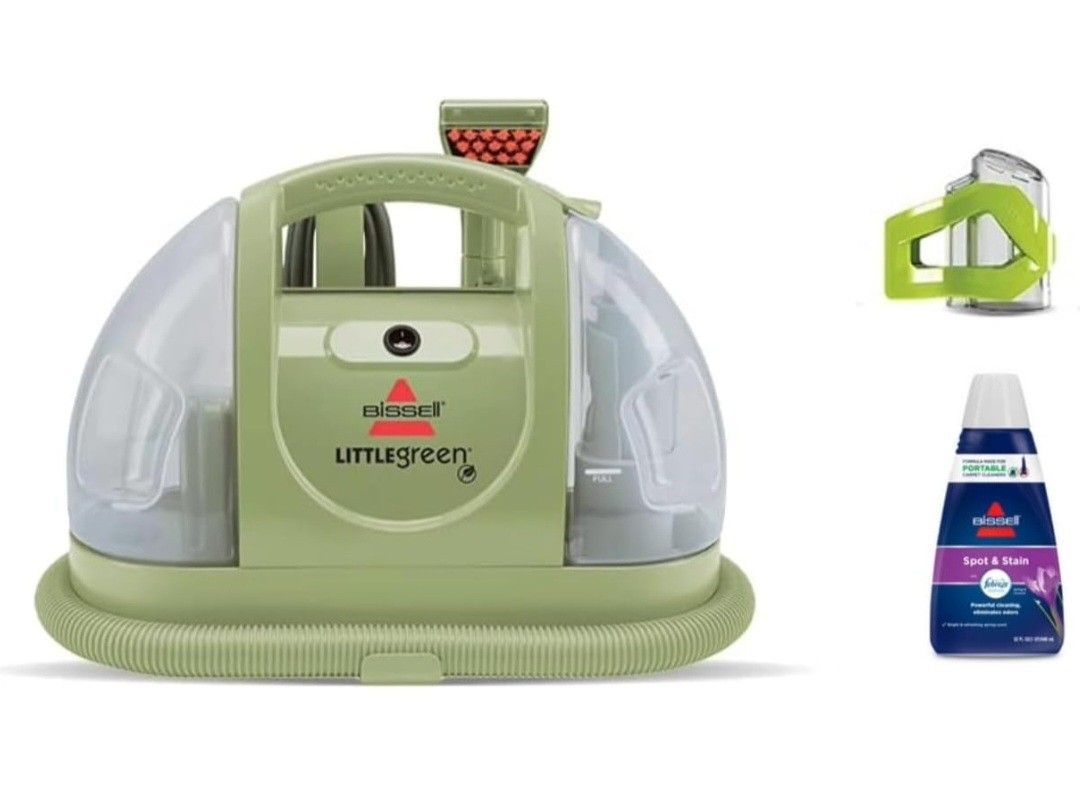BISSELL Little Green Multi-Purpose Portable Carpet and Upholstery Cleaner, Car and Auto Detailer

