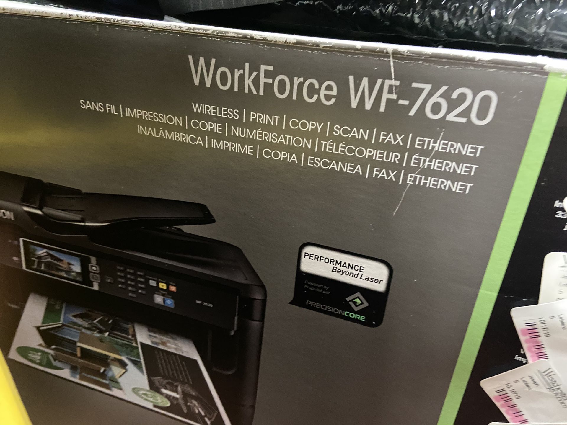 Hp workforceWF-7620 laser machines