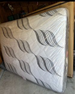 Brand new queen bed frame and mattress