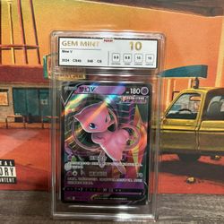 Mint 10 Mew V Ultra Rare Card