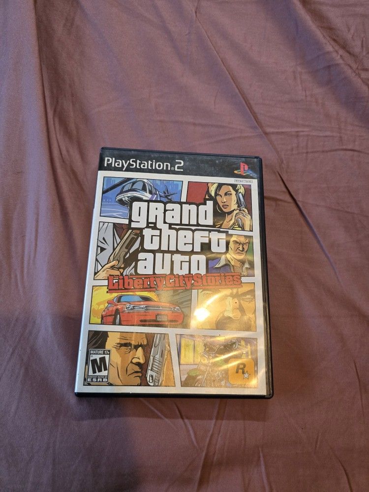 Grand Theft Auto Liberty City Stories PS2 PlayStation 2 Complete CIB + Map