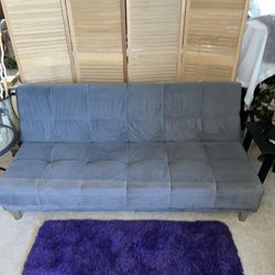Futon sofa bed couch ( grey )70”X 40”