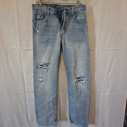 Levi 501 Vintage distressed Jeans 30X32
